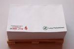 Bloczek na palecie z logo 100-lecia Lasów Państwowych