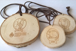 Medale z naturalnego drewna